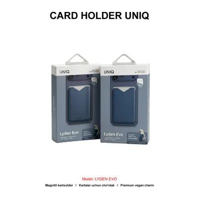 CARD HOLDER UNIQ LYDEN EVO STEEL BLUE