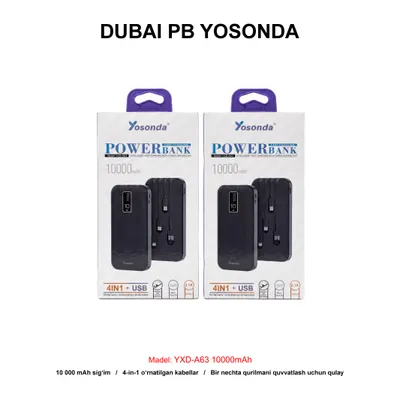 DUBAI PB YOSONDA YXD-A63 10000mAh