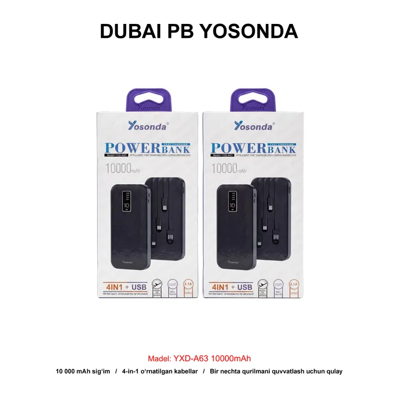 DUBAI PB YOSONDA YXD-A63 10000mAh