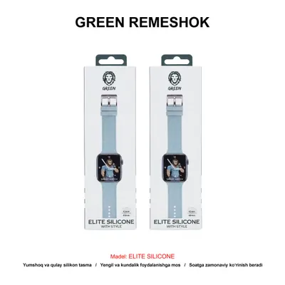 DUBAI REMESHOK 42-44mm GREEN ELITE SILICONE