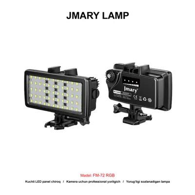 LAMP JMARY FM-72RGB BLACK