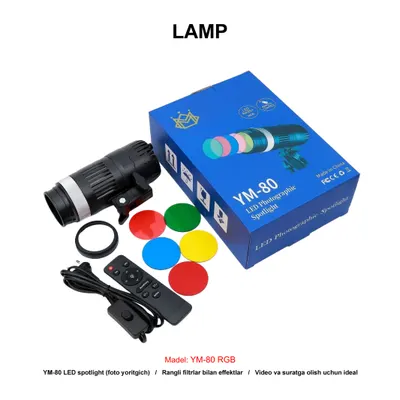 LAMP YM-80 BLACK