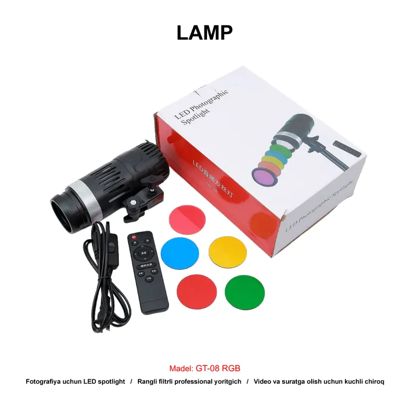 LAMP GT-08 BLACK