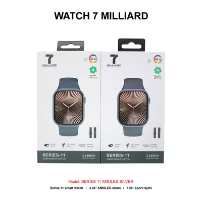 WATCH 7 MILLIARD SERIES 11 AMOLED 7MWSA10S SILVER