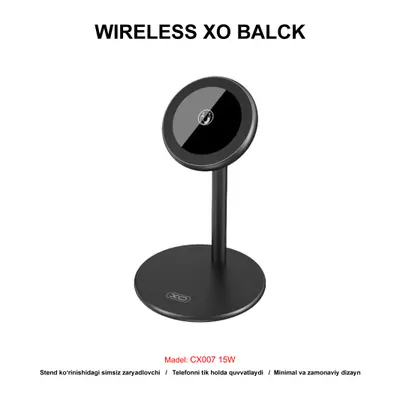 WIRELESS XO CX007 15W MAGSAFE BLACK