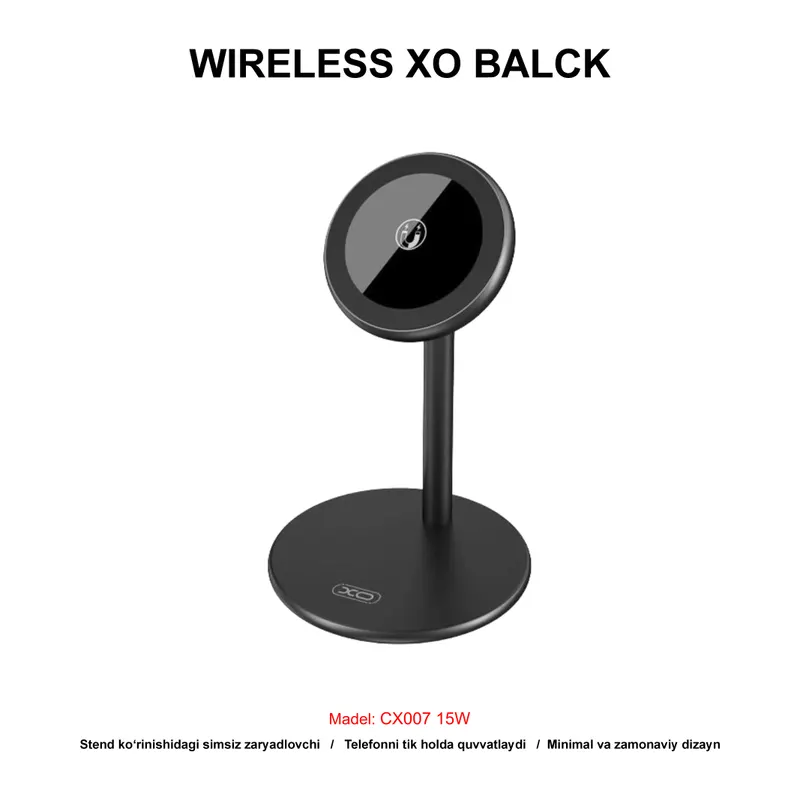 WIRELESS XO CX007 15W MAGSAFE BLACK