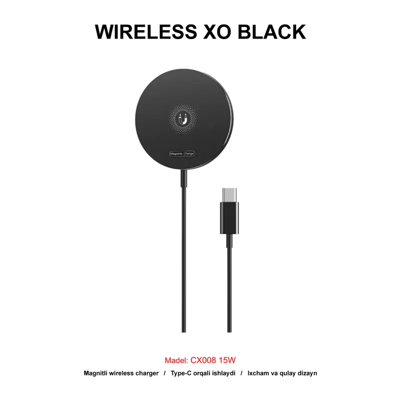 WIRELESS XO CX008 MAGSAFE 15W WHITE