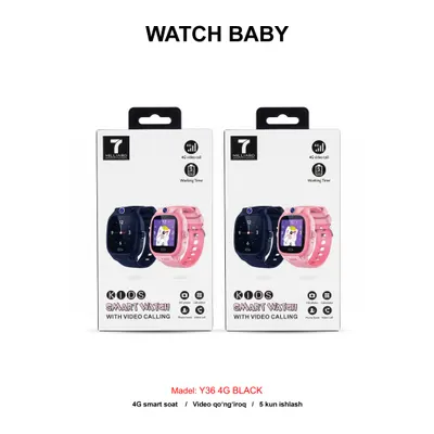WATCH BABY Y36 4G BLACK