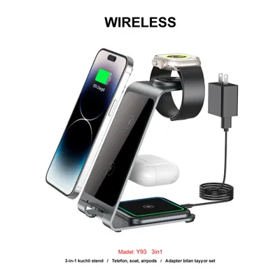 WIRELESS Y93 3in1 BLACK