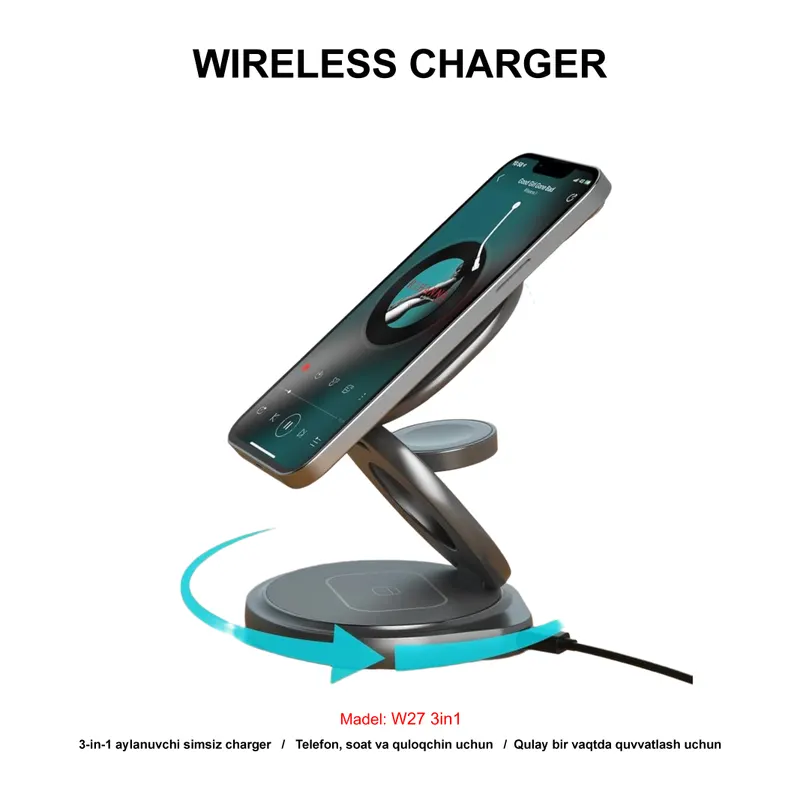 WIRELESS W27 3in1 GREY